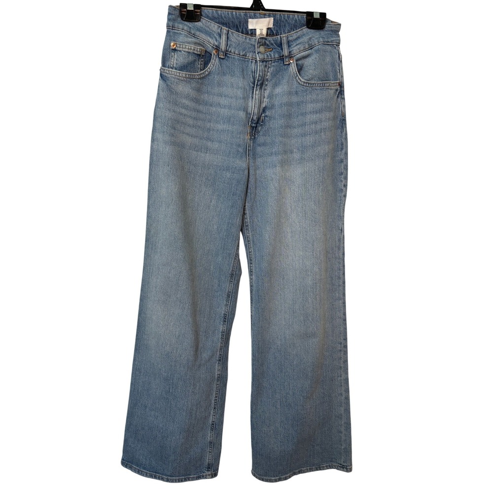 H&M Light Blue Wide Leg Jeans